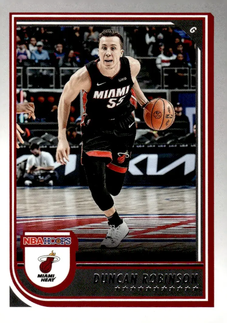 2022-23 NBA Hoops #98 Duncan Robinson (front)