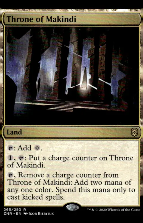 2020 Zendikar Rising (ZNR) #265/280 Throne of Makindi