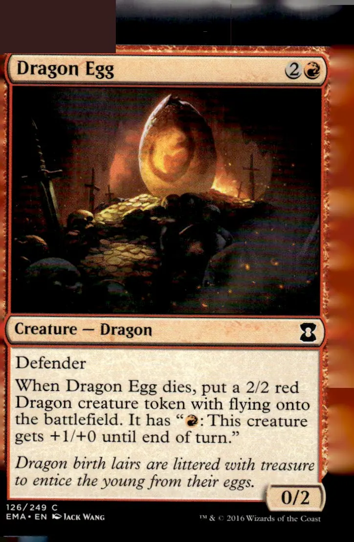 2016 Eternal Masters (EMA) #126/249 Dragon Egg (front)
