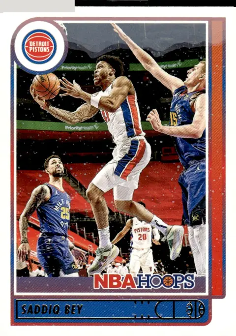 2021-22 NBA Hoops #155 Saddiq Bey – Winter
