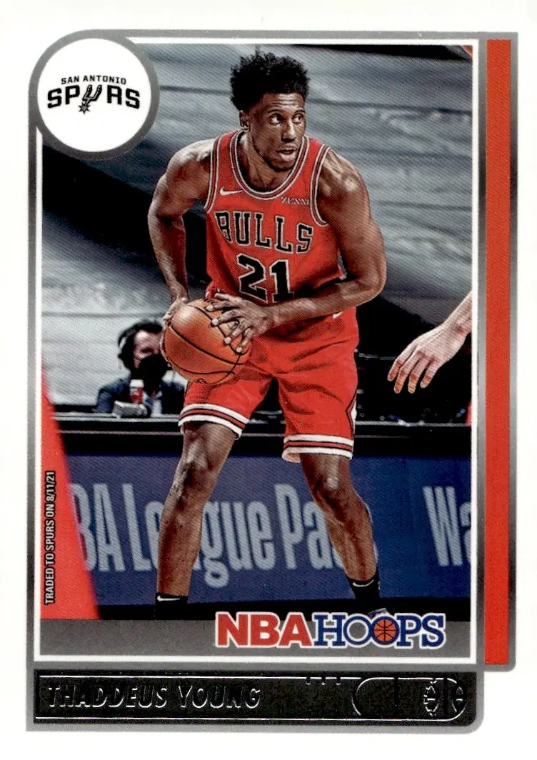 2021-22 NBA Hoops #65 Thaddeus Young (front)