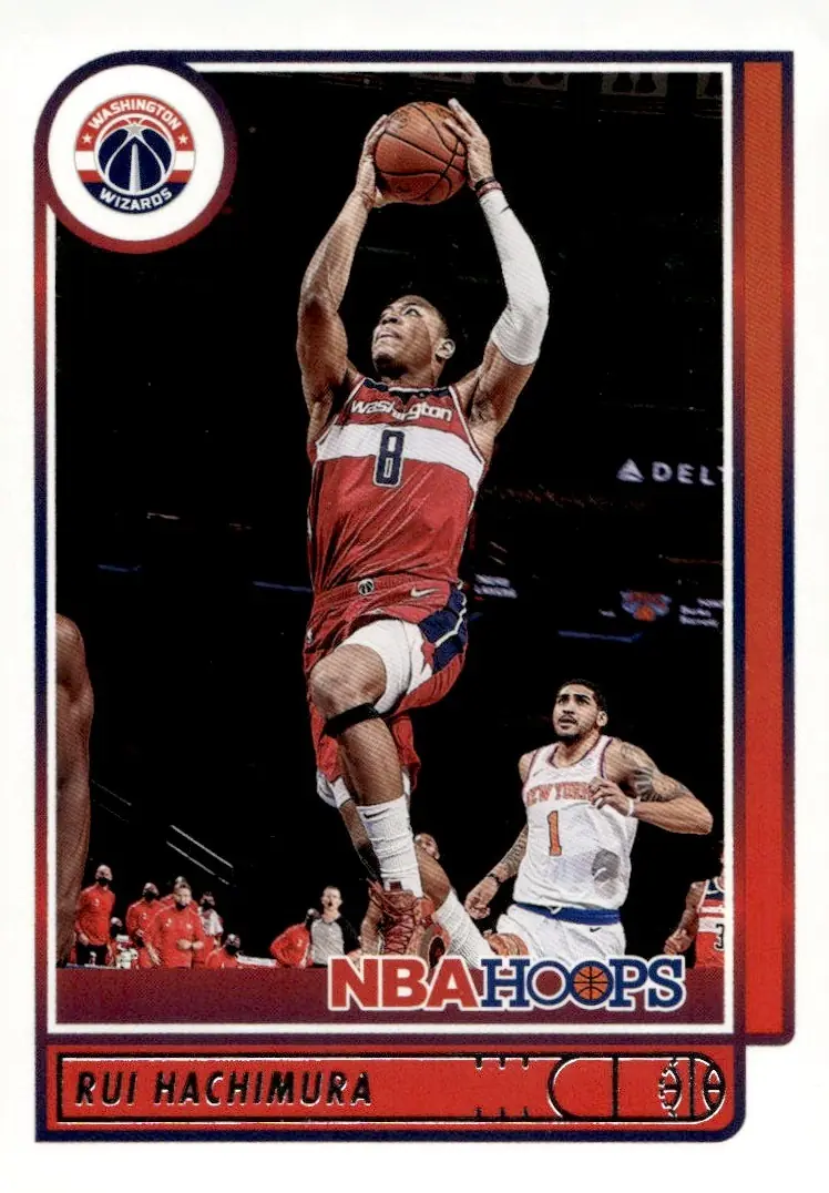 2021-22 NBA Hoops #110 Rui Hachimura (front)