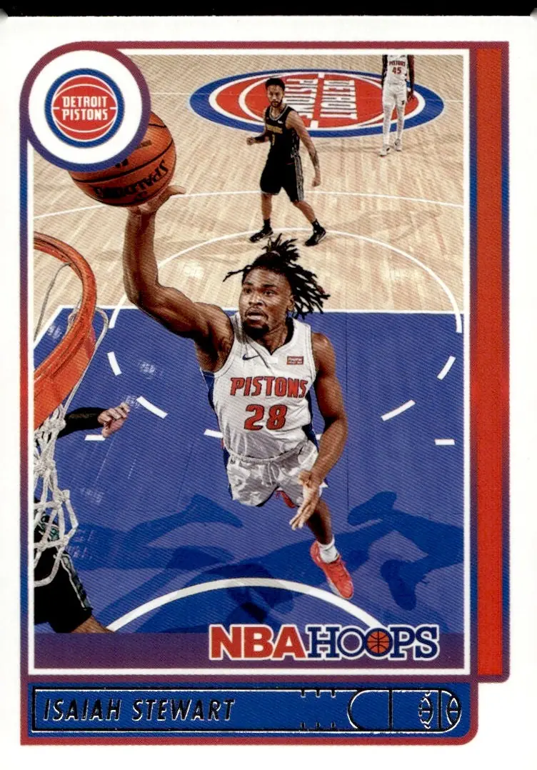 2021-22 NBA Hoops #195 Isaiah Stewart (front)