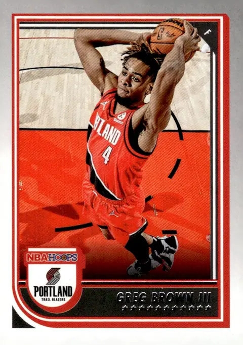 2022-23 NBA Hoops #214 Greg Brown III
