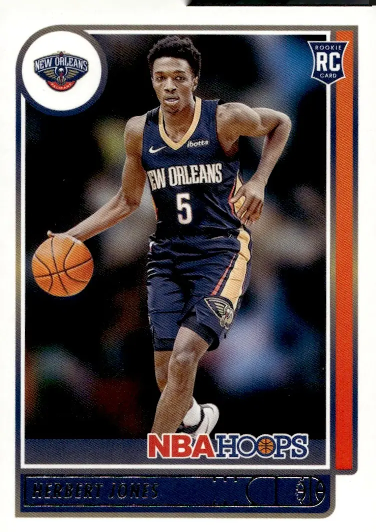 2021-22 NBA Hoops #243 Herbert Jones (front)