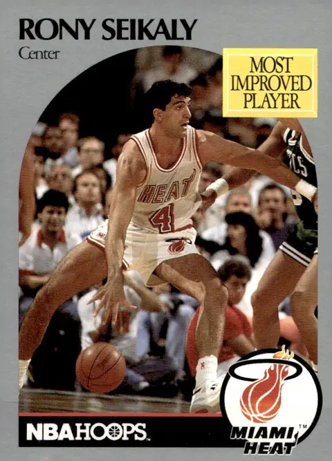 1990-91 NBA Hoops #169 Rony Seikaly – Corrected version