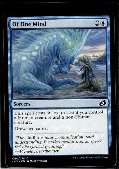 2020 Ikoria: Lair of Behemoths (IKO) #060/274 Of One Mind