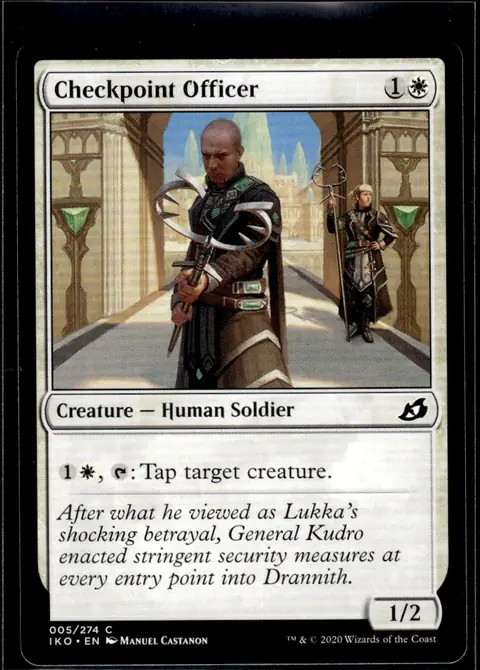 2020 Magic: The Gathering - Ikoria: Lair of Behemoths (IKO) #005/274 Checkpoint Officer