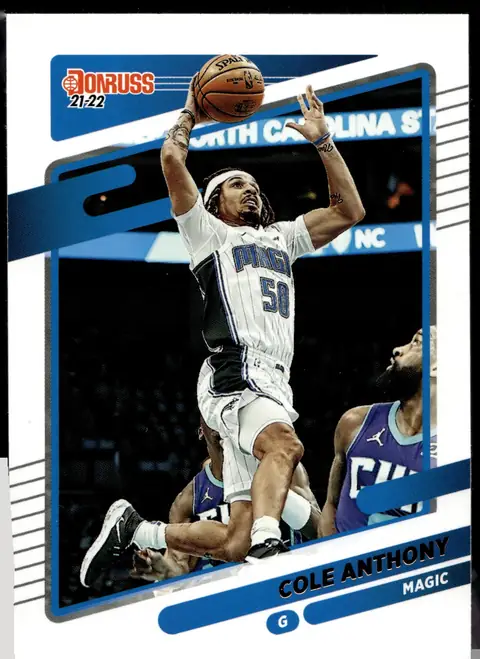 2021-22 Donruss Basketball #160 Cole Anthony