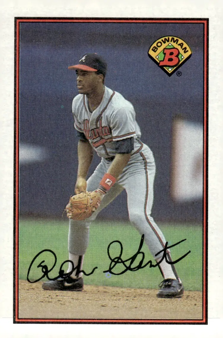 1989 Bowman #274 Ron Gant (front)