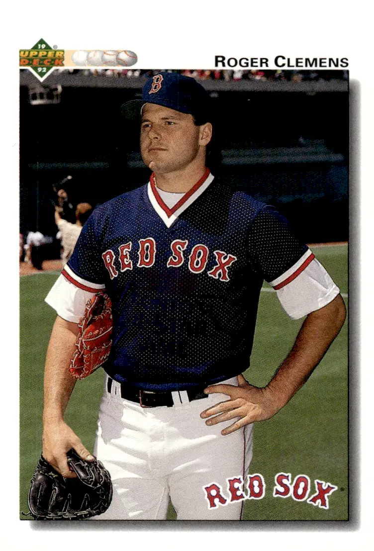 1992 Upper Deck #545 Roger Clemens (front)