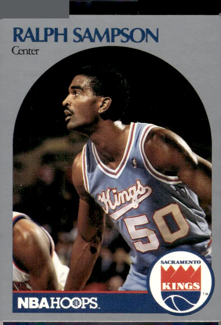 1990-91 NBA Hoops #261 Ralph Sampson (front)