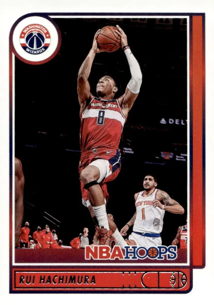 2021-22 NBA Hoops #110 Rui Hachimura (front)