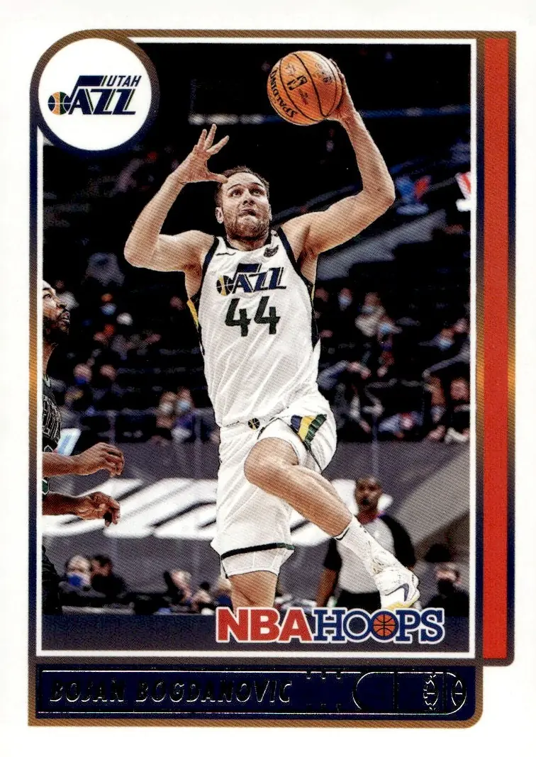 2021-22 NBA Hoops #159 Bojan Bogdanovic (front)