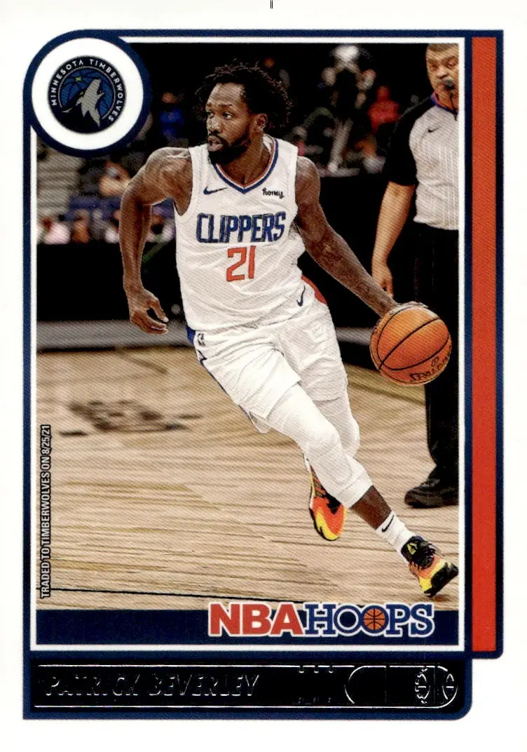 2021-22 NBA Hoops #126 Patrick Beverley (front)