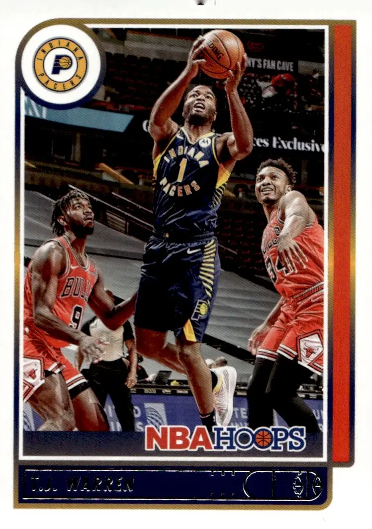 2021-22 NBA Hoops #5 T.J. Warren (front)