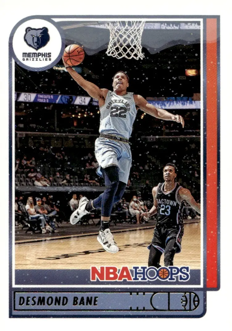 2021-22 NBA Hoops #192 Desmond Bane (front)