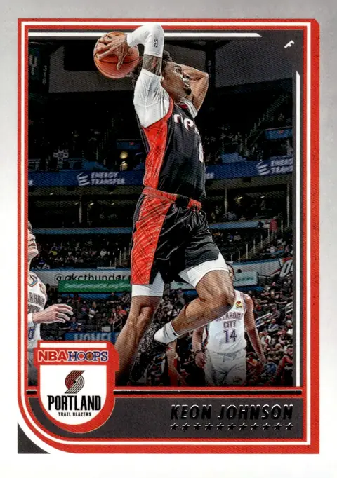 2022-23 NBA Hoops #213 Keon Johnson