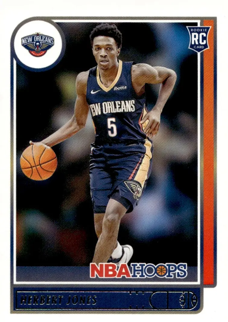 2021-22 NBA Hoops #243 Herbert Jones (front)