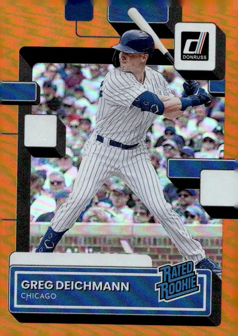2022 Donruss #45 Greg Deichmann – Holo Orange