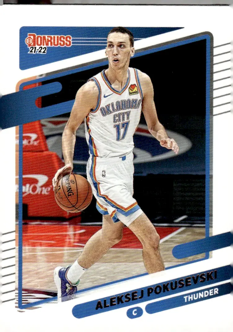 2021-22 Donruss #42 Aleksej Pokusevski (front)