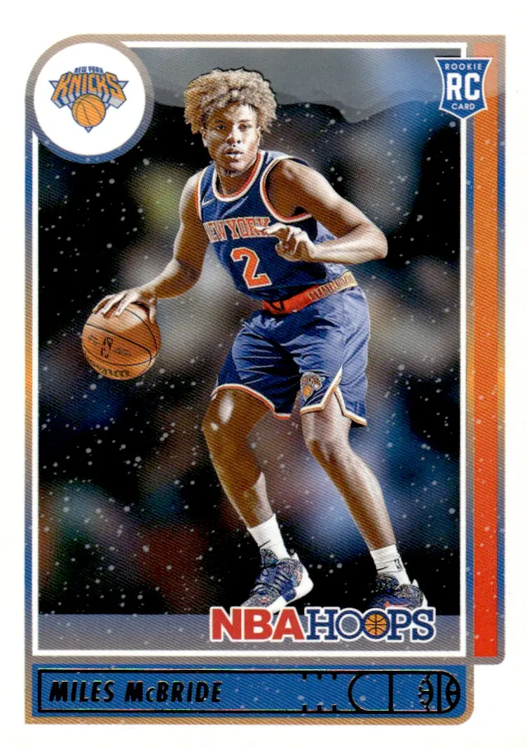 2021-22 NBA Hoops #232 Miles McBride (front)