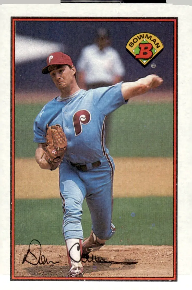 1989 Bowman #392 Don Carman (front)