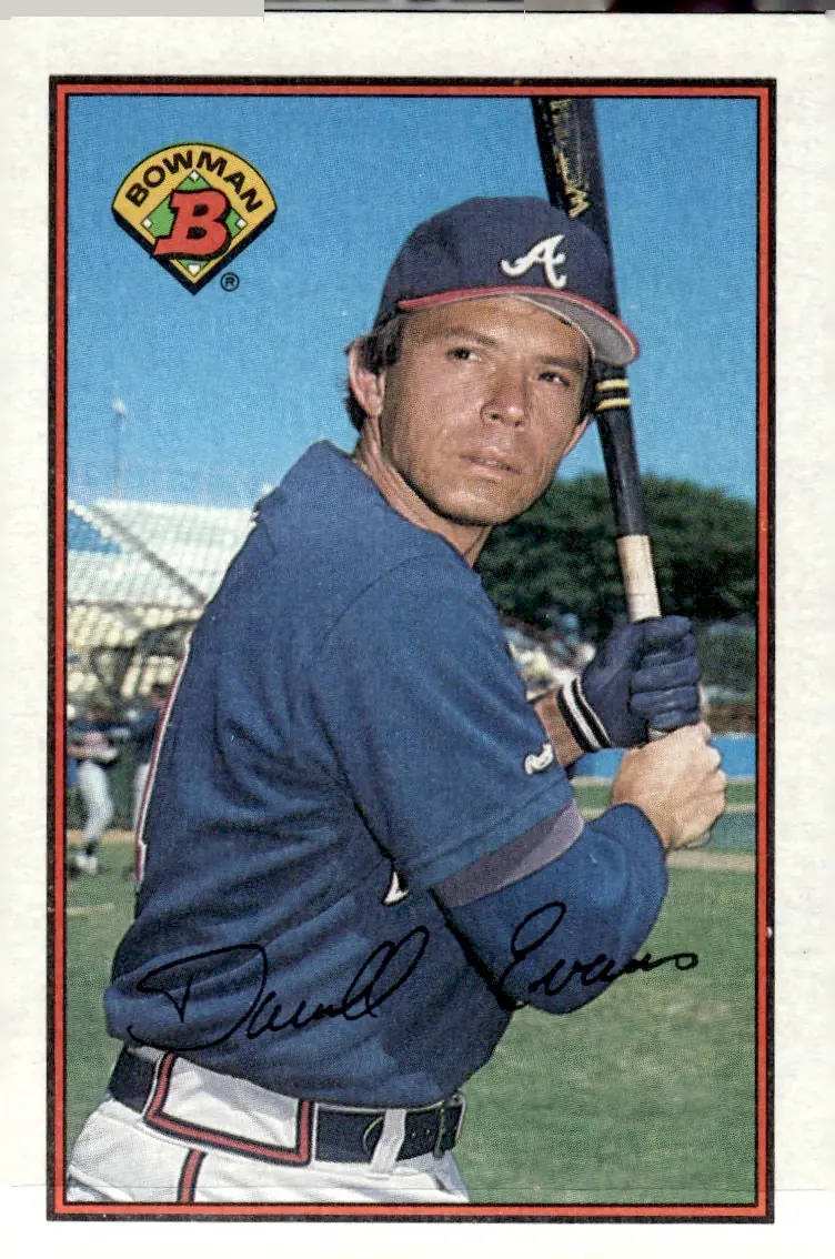 1989 Bowman #275 Darrell Evans (front)