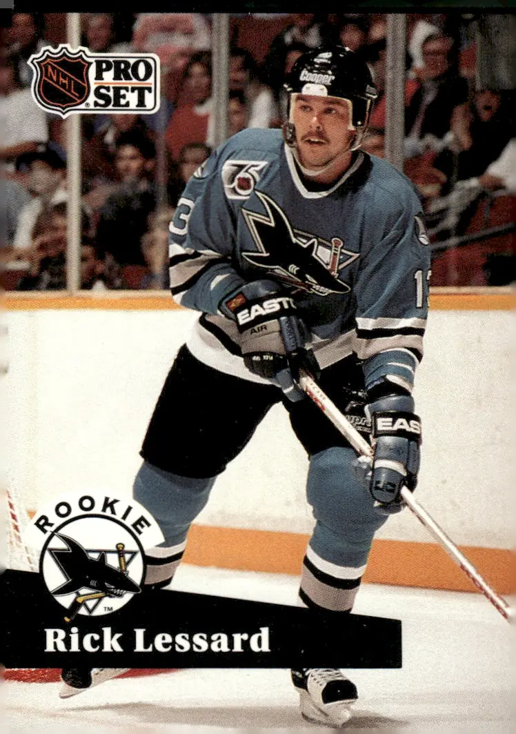 1991-92 Pro Set (Series 2) #560 Rick Lessard (front)