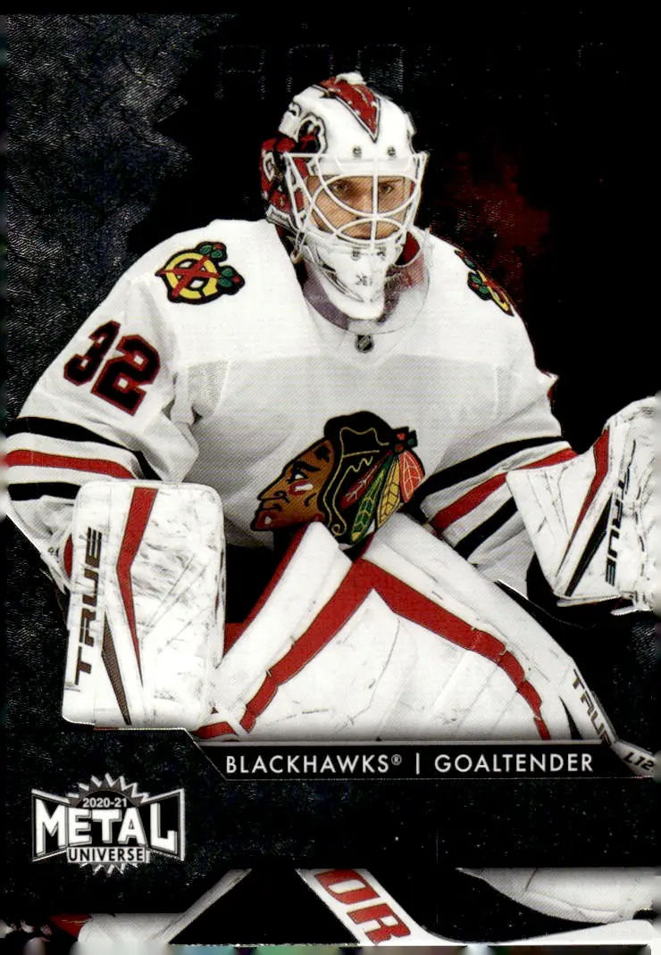 2020-21 SkyBox Metal Universe #110 Kevin Lankinen (front)