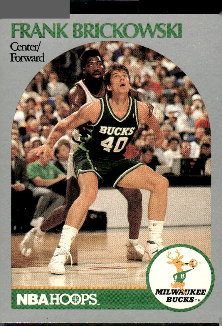 1990-91 NBA Hoops #417 Frank Brickowski (front)