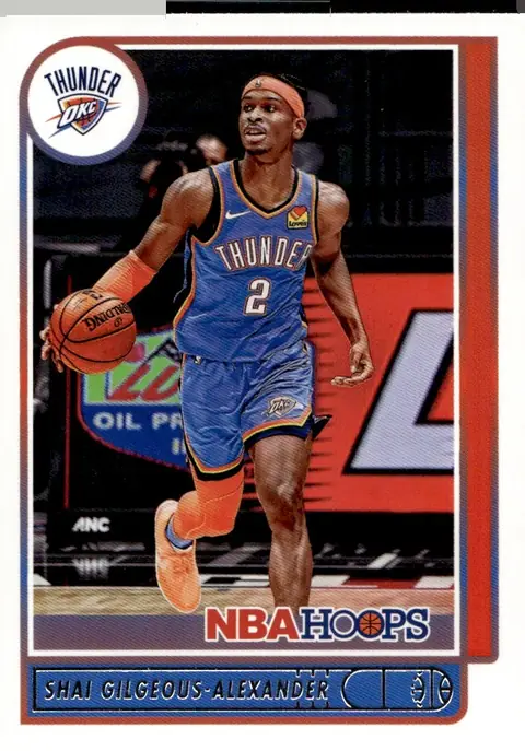 2021-22 NBA Hoops #3 Shai Gilgeous-Alexander