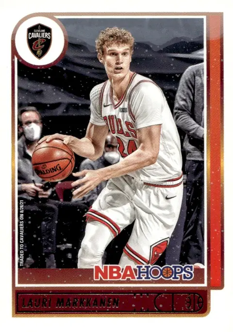 2021-22 NBA Hoops #55 Lauri Markkanen