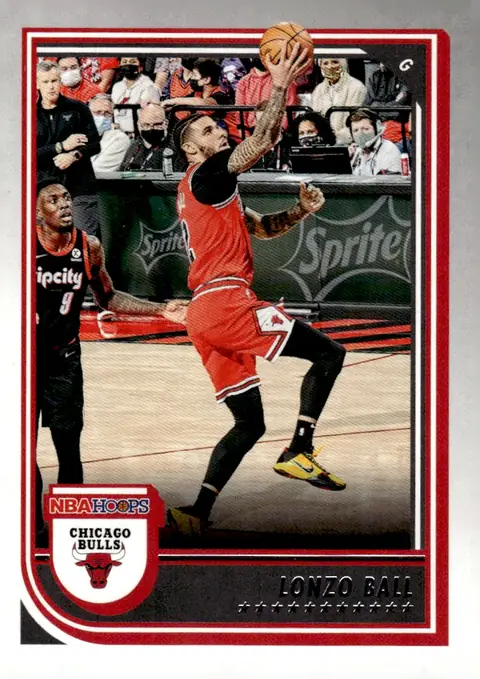 2022-23 NBA Hoops #76 Lonzo Ball