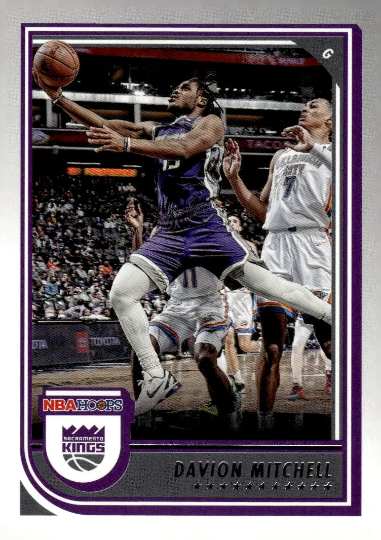 2022-23 NBA Hoops #160 Davion Mitchell (front)