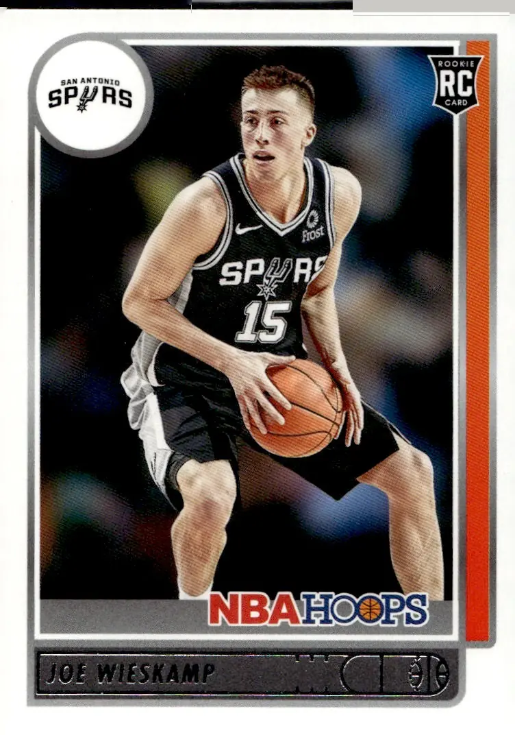 2021-22 NBA Hoops #245 Joe Wieskamp (front)