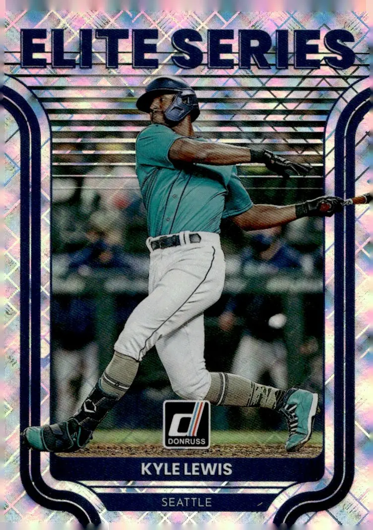 2022 Panini Donruss Baseball #ES-10 Kyle Lewis – Diamond (front)