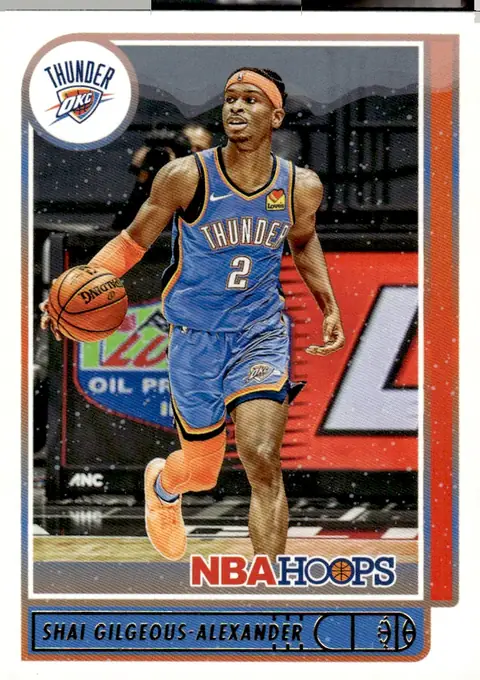 2021-22 NBA Hoops #3 Shai Gilgeous-Alexander