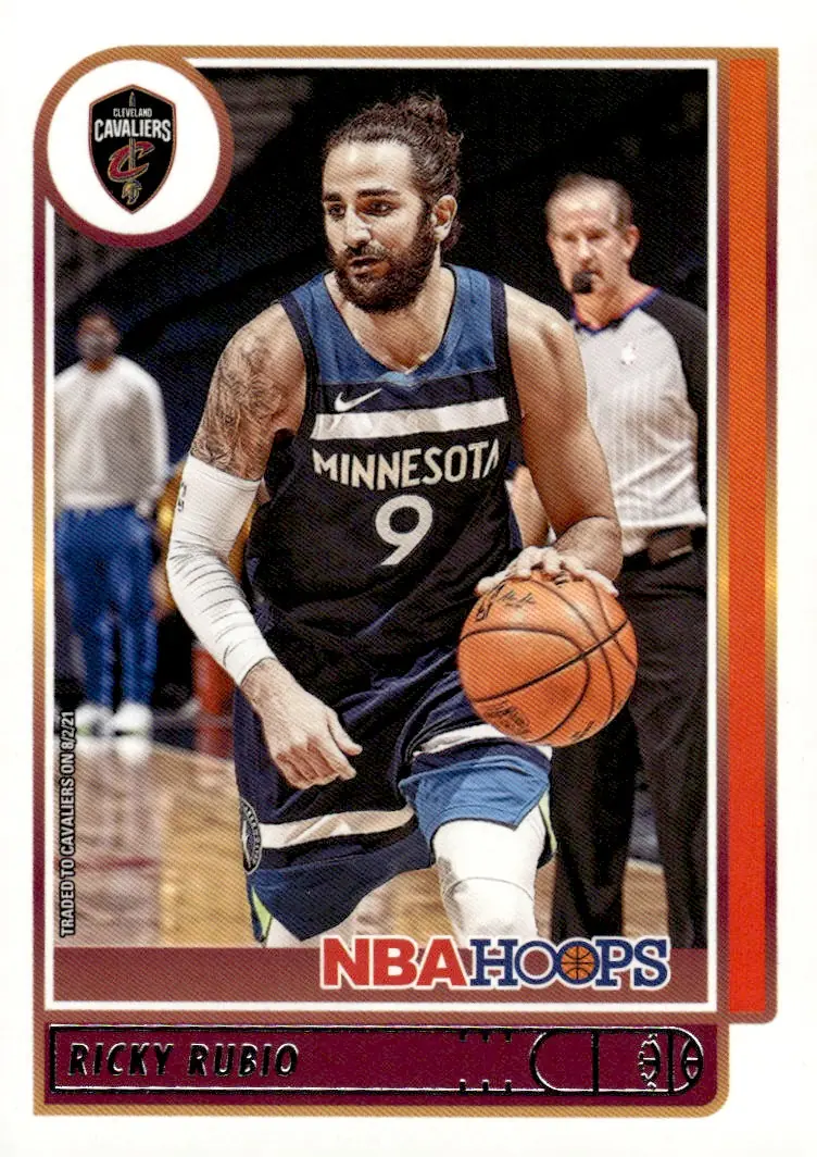 2021-22 NBA Hoops #171 Ricky Rubio (front)