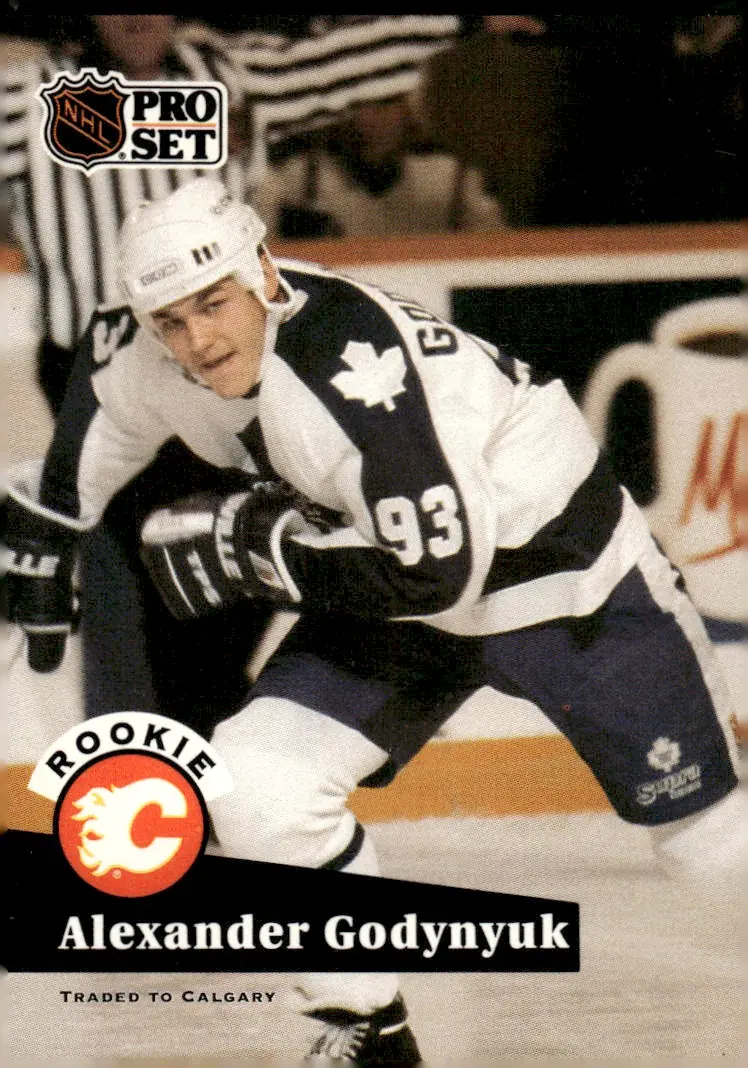 1991-92 Pro Set (Series 2) #563 Alexander Godynyuk (front)