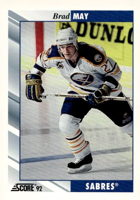 1992-93 Score (U.S. edition) #96 Brad May