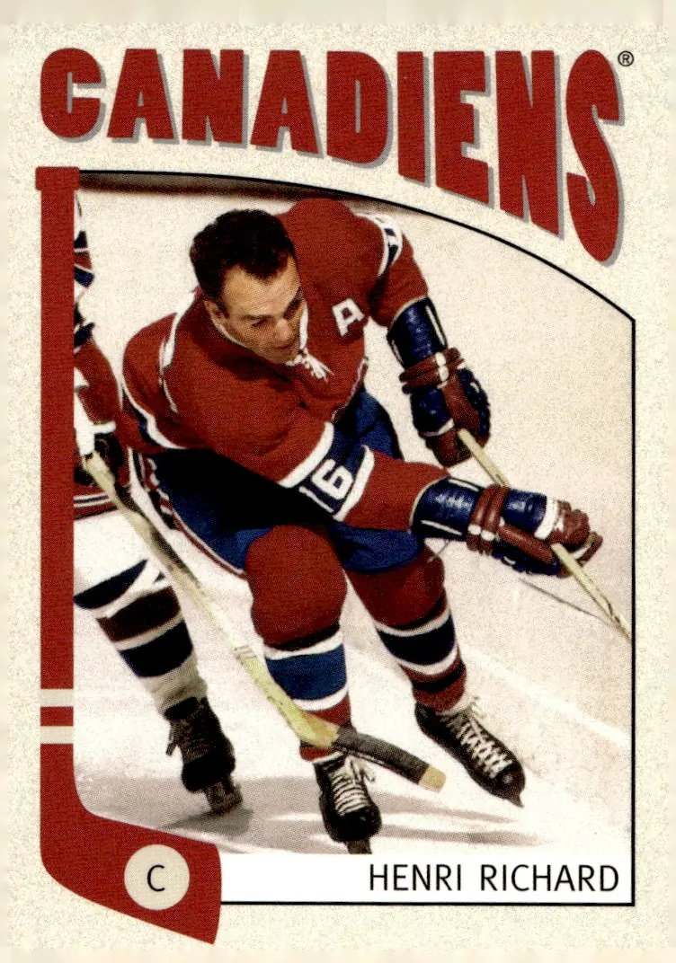 2004-05 In The Game Franchises Canadian Edition #38 Henri Richard (front)