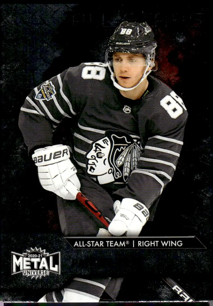 2020-21 SkyBox Metal Universe #160 Patrick Kane (front)