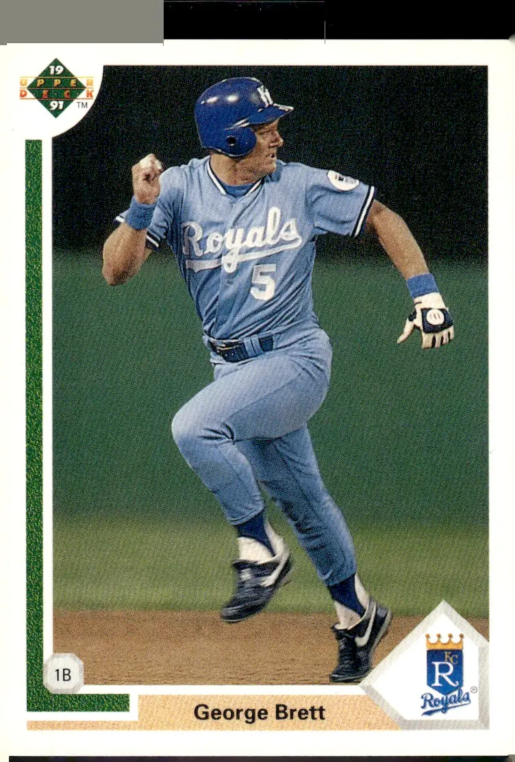 1991 Upper Deck #525 George Brett (front)