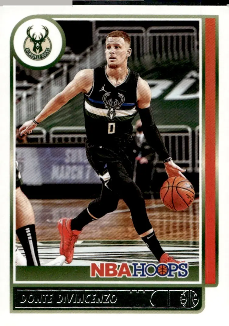 2021-22 NBA Hoops #93 Donte DiVincenzo (front)
