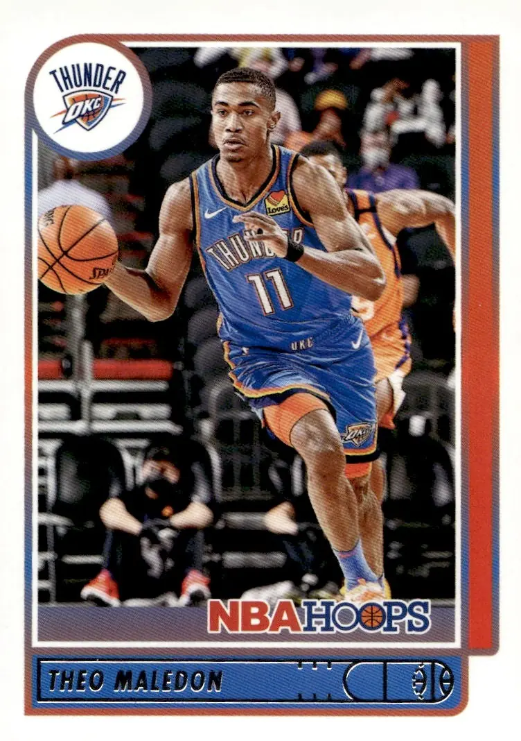 2021-22 NBA Hoops #63 Théo Maledon (front)