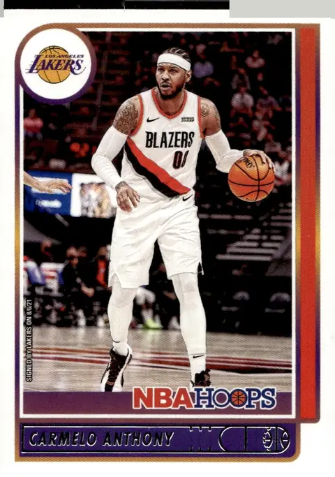 2021-22 NBA Hoops #101 Carmelo Anthony