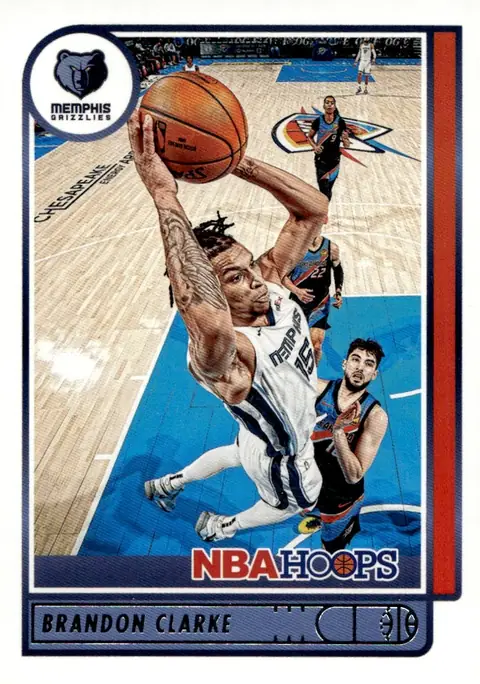 2021-22 NBA Hoops #182 Brandon Clarke