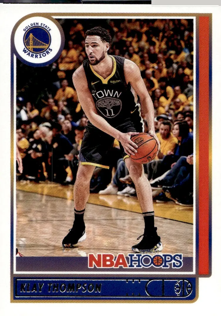 2021-22 NBA Hoops #8 Klay Thompson (front)