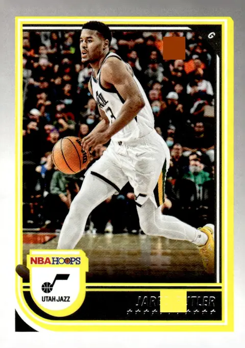 2022-23 NBA Hoops #222 Jared Butler – Yellow